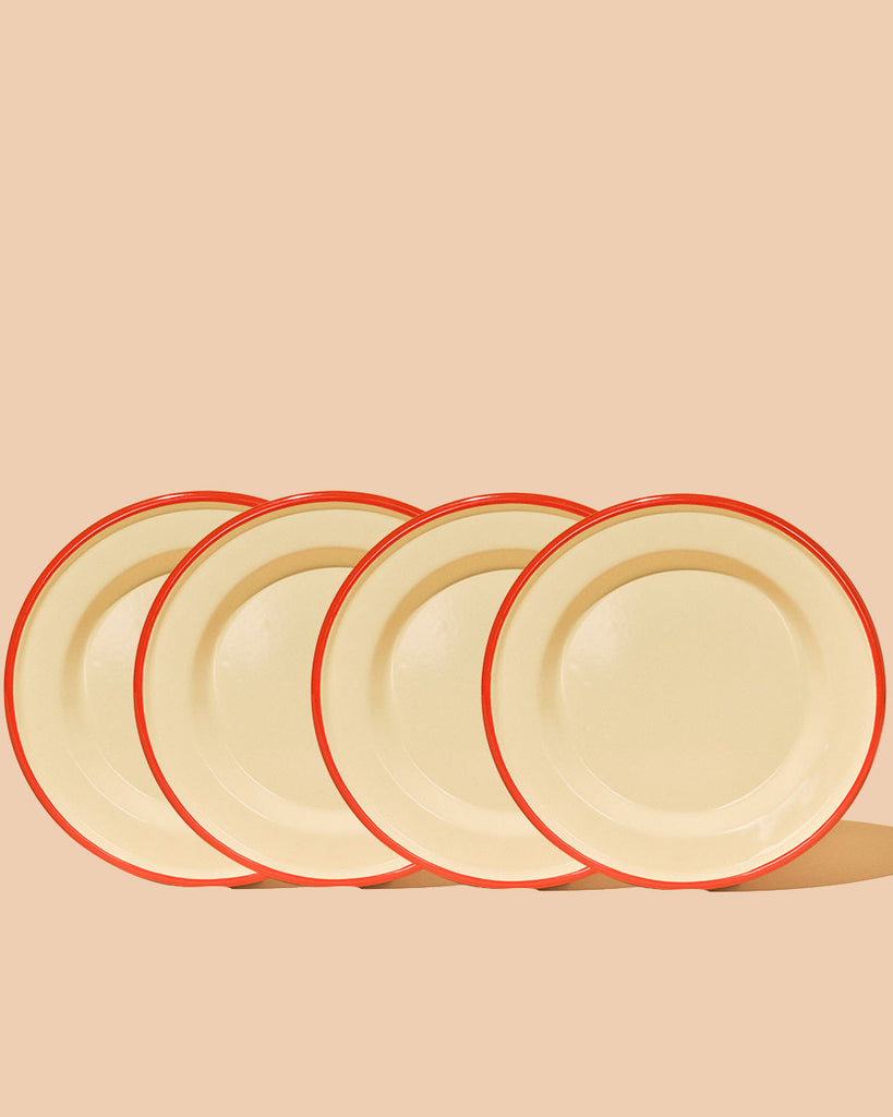 ENAMELWARE PLATE SET