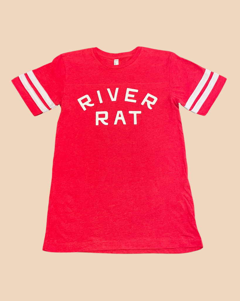 【AFB】RATF FOOTBALL TEE RED Red River Rat Football Tee – The Get Out